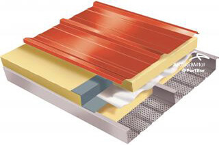 Ilustração de Telha Termacústica Global Roof